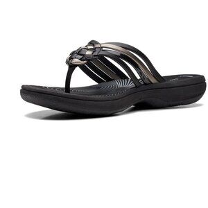 Clarks Cloudsteppers Breeze Coral Thong Sandals NEW IN BOX